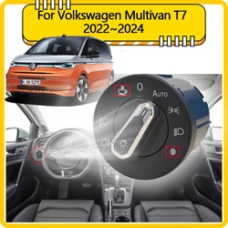 Car Automatic Switch  for Volkswagen VW Multivan Transporter T7 2022 2023 2024 Accessories Auto Modified Headlight Upgrade Parts