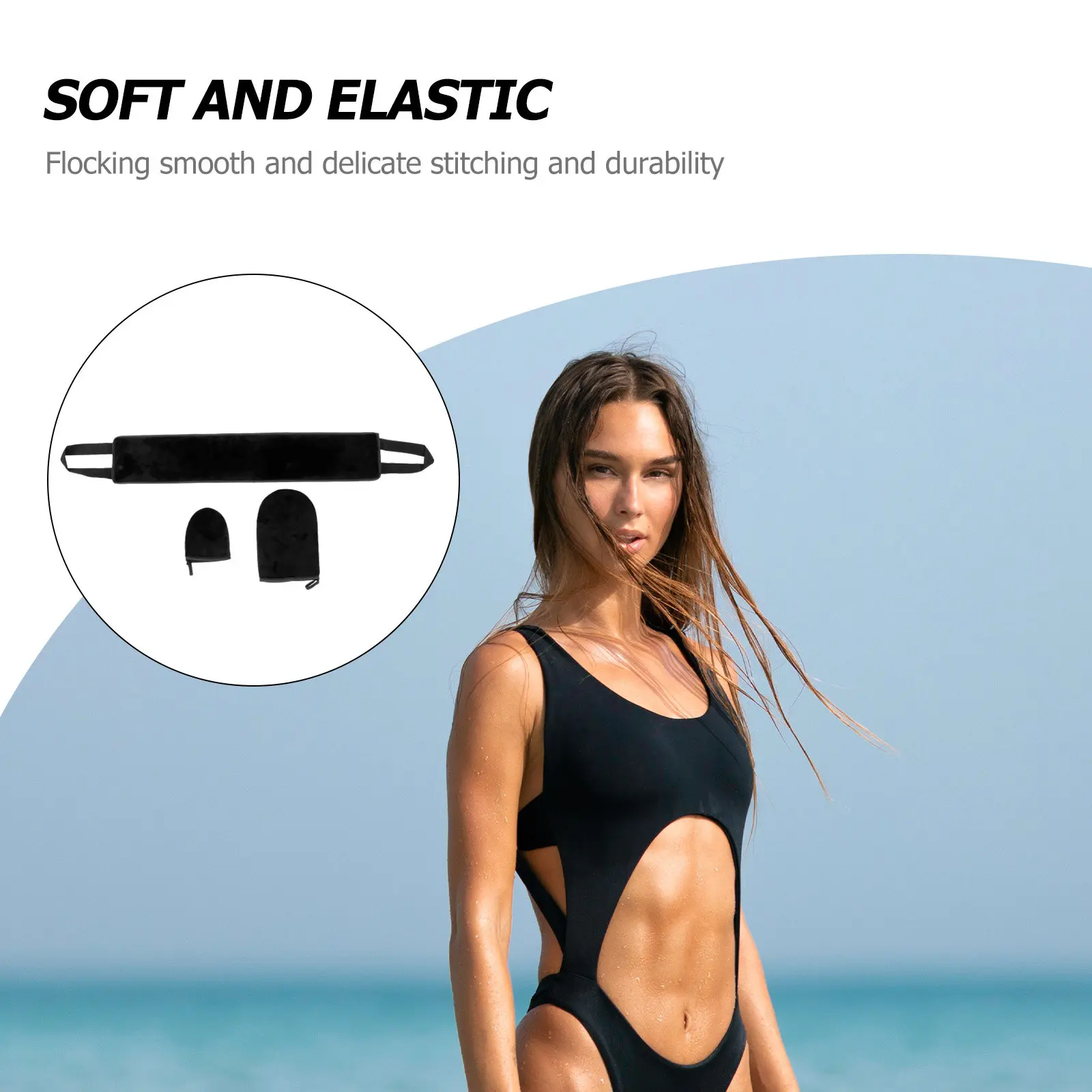 

Набор из 3 многоразовых перчаток-аппликаторов для автозагара, нескользящие, для нанесения лосьона на все тело, удобные для путешествий