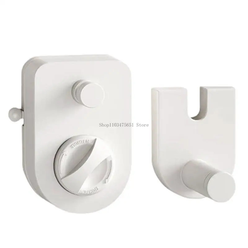 Two Method Installation Laundry Rope Sticker Or Screw Fix For Bathroom Balcony Kitchen Organization