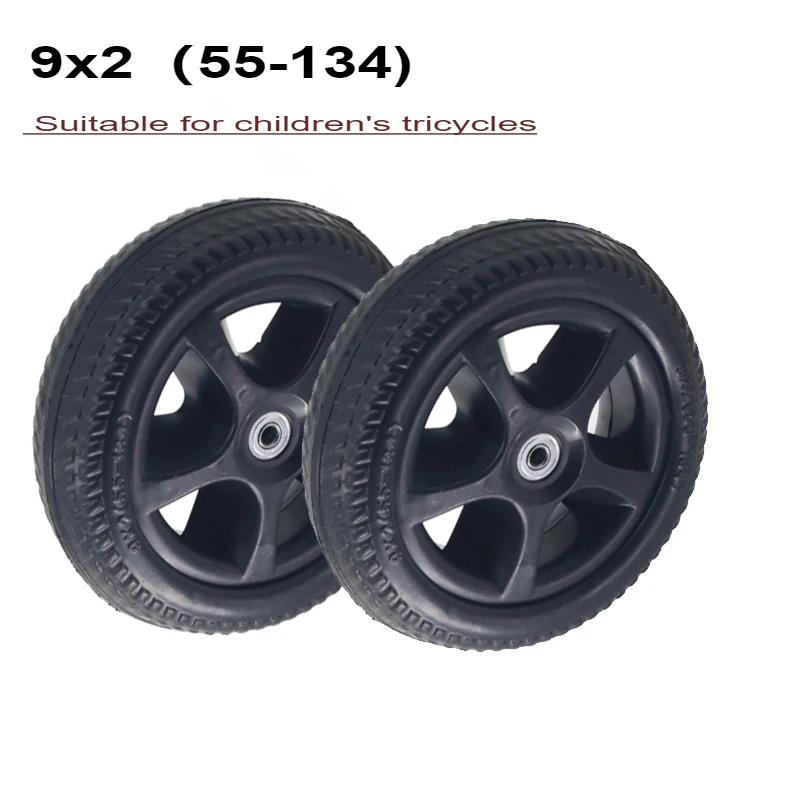 9X2 55-134 electric Scooter Rear Wheel Assembly  Anti slip Rubber Shockproof Explosion proof Scooter Rear Tire