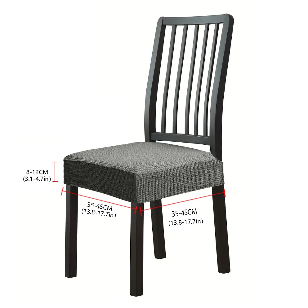 1PC Adjustable Stool Chair Case Simple Jacquard All-season Anti-slip Split Modern Elastic Jacuqard Chair Cover