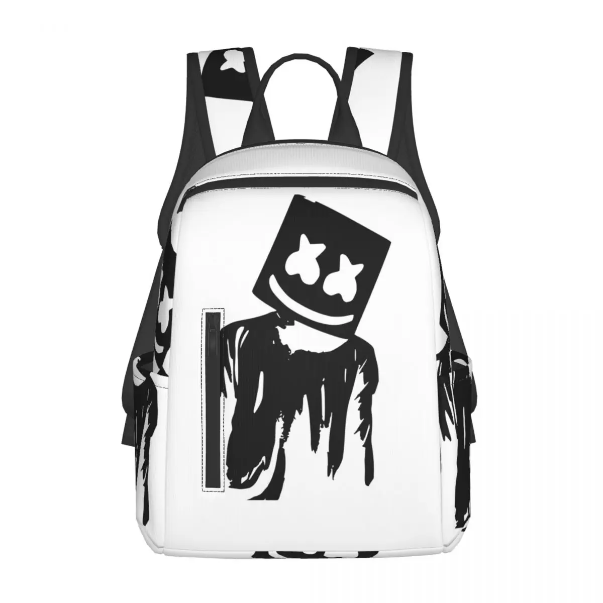 

Marshmello - DJ Backpack Daypack Large Capacity Kids BookBag School Bag Shoulder Bags for Men Women