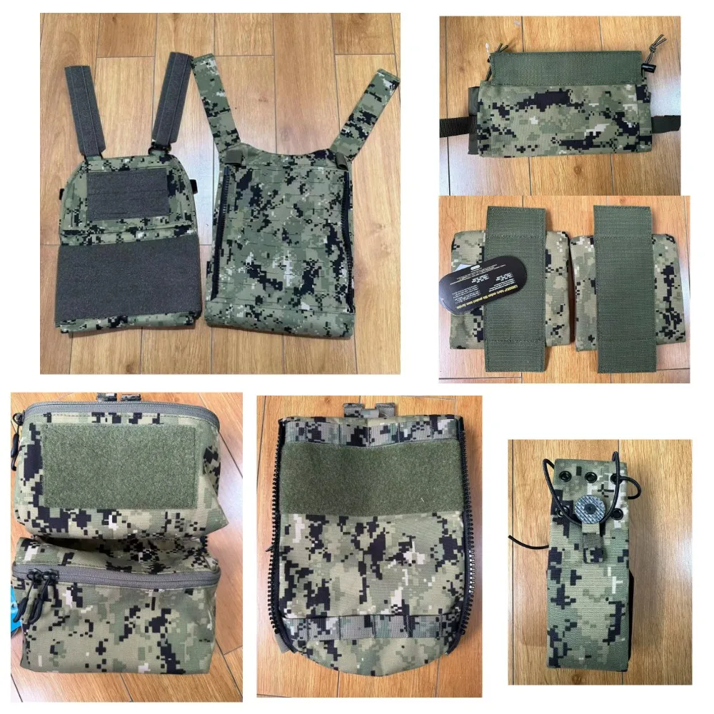 AOR2 Outdoors Tactical FE  FCPC V5 Vest MC Camouflage Full Set Small Bag