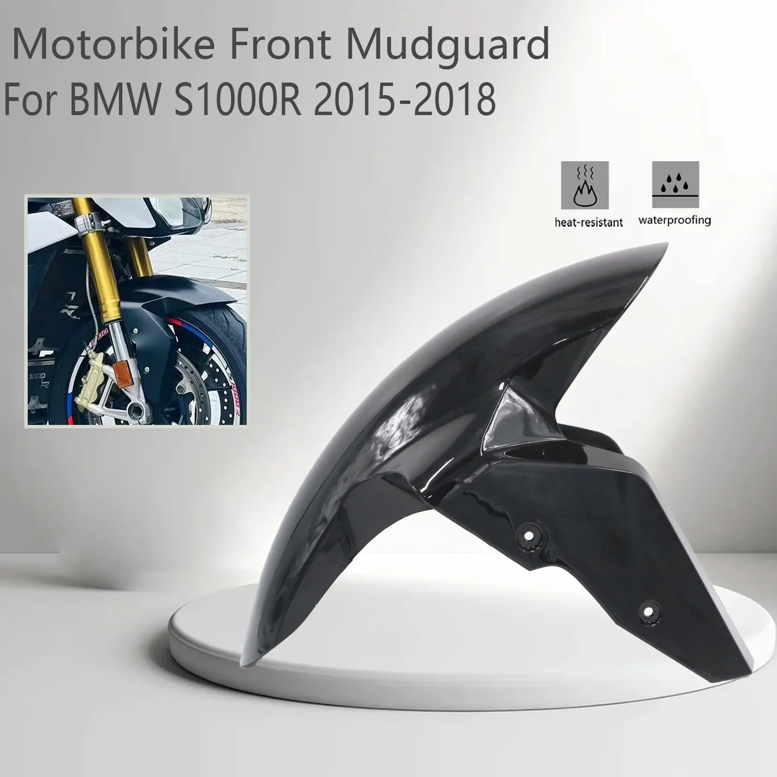 

S1000R Motorcycle Front Mudguard Splash Fairing ABS Carbon Accessories For BMW S1000R s1000 R 2015 2016 2017 2018