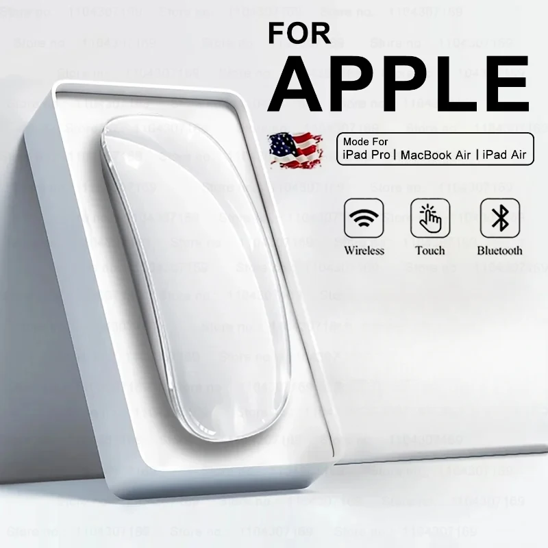 Ratón inalámbrico Original con Bluetooth 5,0, ratón táctil ultrafino para Apple Macbook Pro Air, Microsoft, portátil, Mac, tableta y PC, novedad de 2026