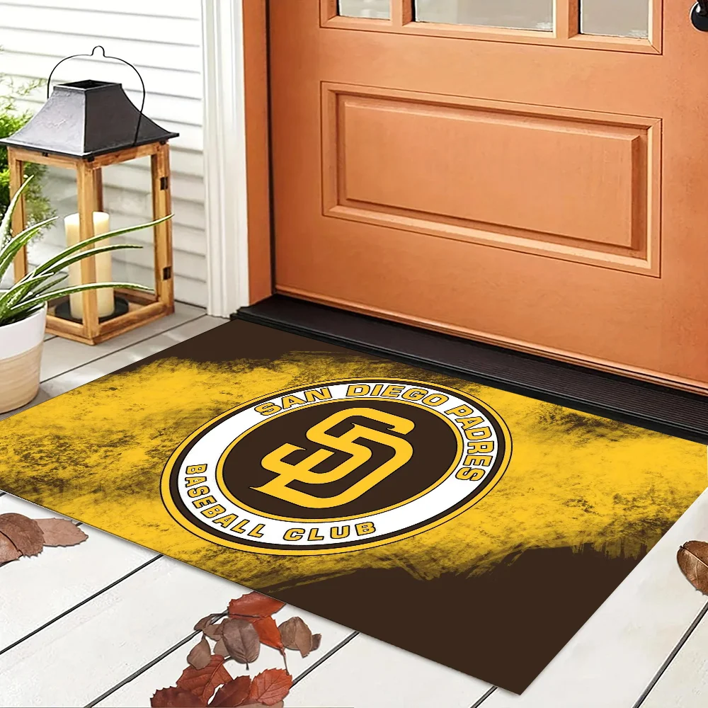 Rug for Bed Room Rug San Diego Padres Doormat for Entrance Door Bedrooom Carpet Bath Mats Foot Mat Kitchen Floor Mat Carpets