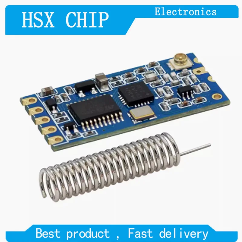 HC-12 SI4438 Беспроводной последовательный микроконтроллер, дальность действия 433, 1000 м с антенной для Bluetooth