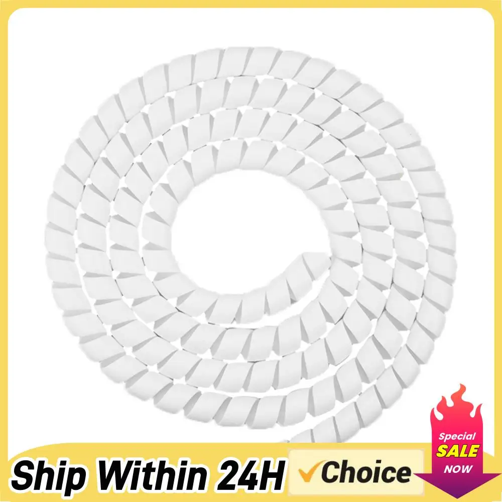 1.3m Line Spiral Protective Cover Tube Wear-resistant Line Organizer Pipe Protection Spiral Wrap for M365 PRO 2