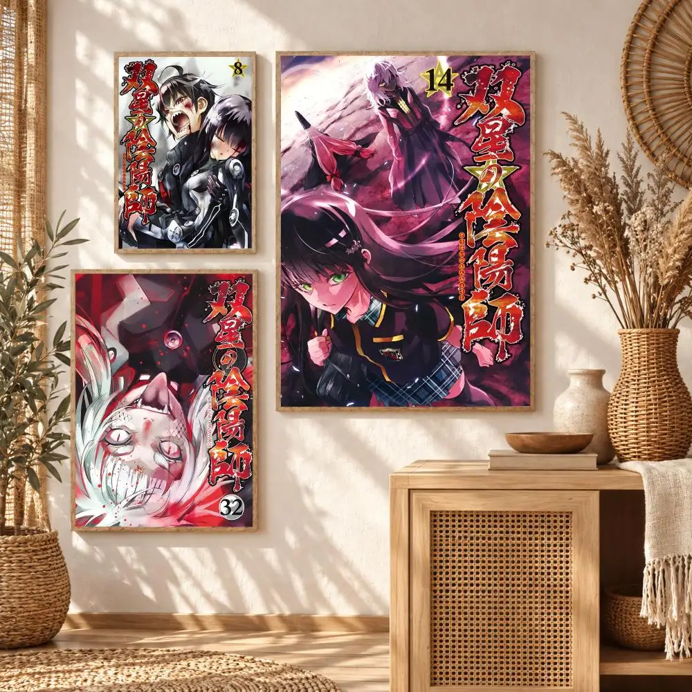 Anime T-Twin Star Exorcists Painting Calligraphy Modern Canvas Wall Art Prints for Living Room Decor | Wall Decals