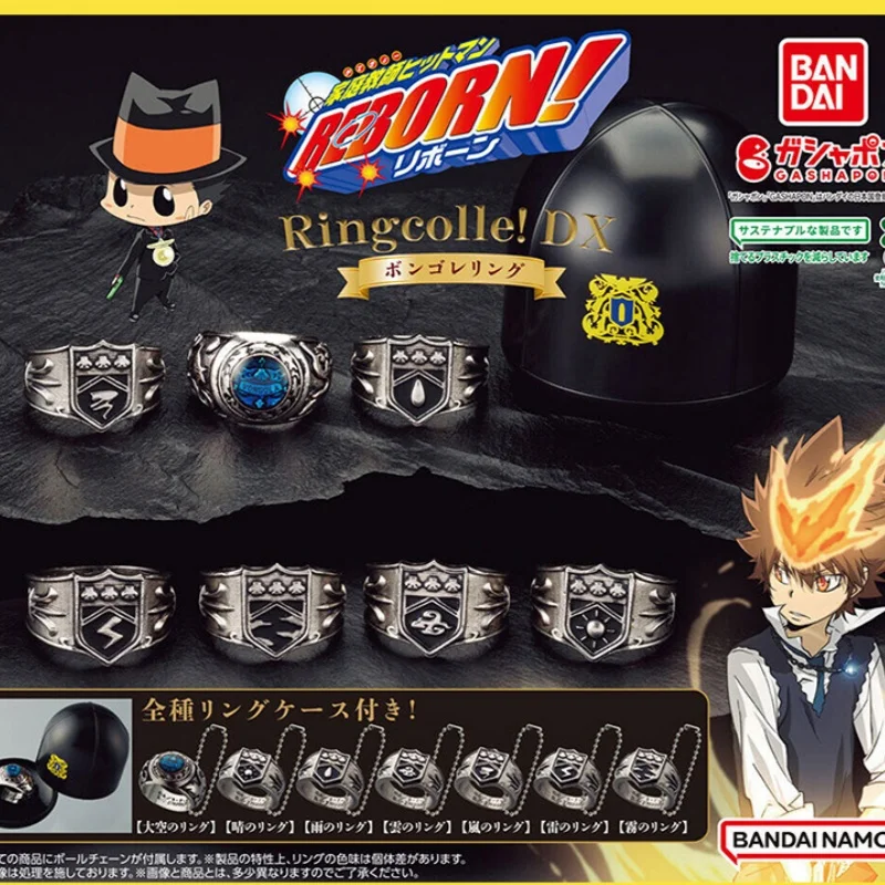 

Authentic Bandai Hitman Reborn! Ring Ring Pendant Anime Figure Model Decoration Desktop Friends Birthday Toys