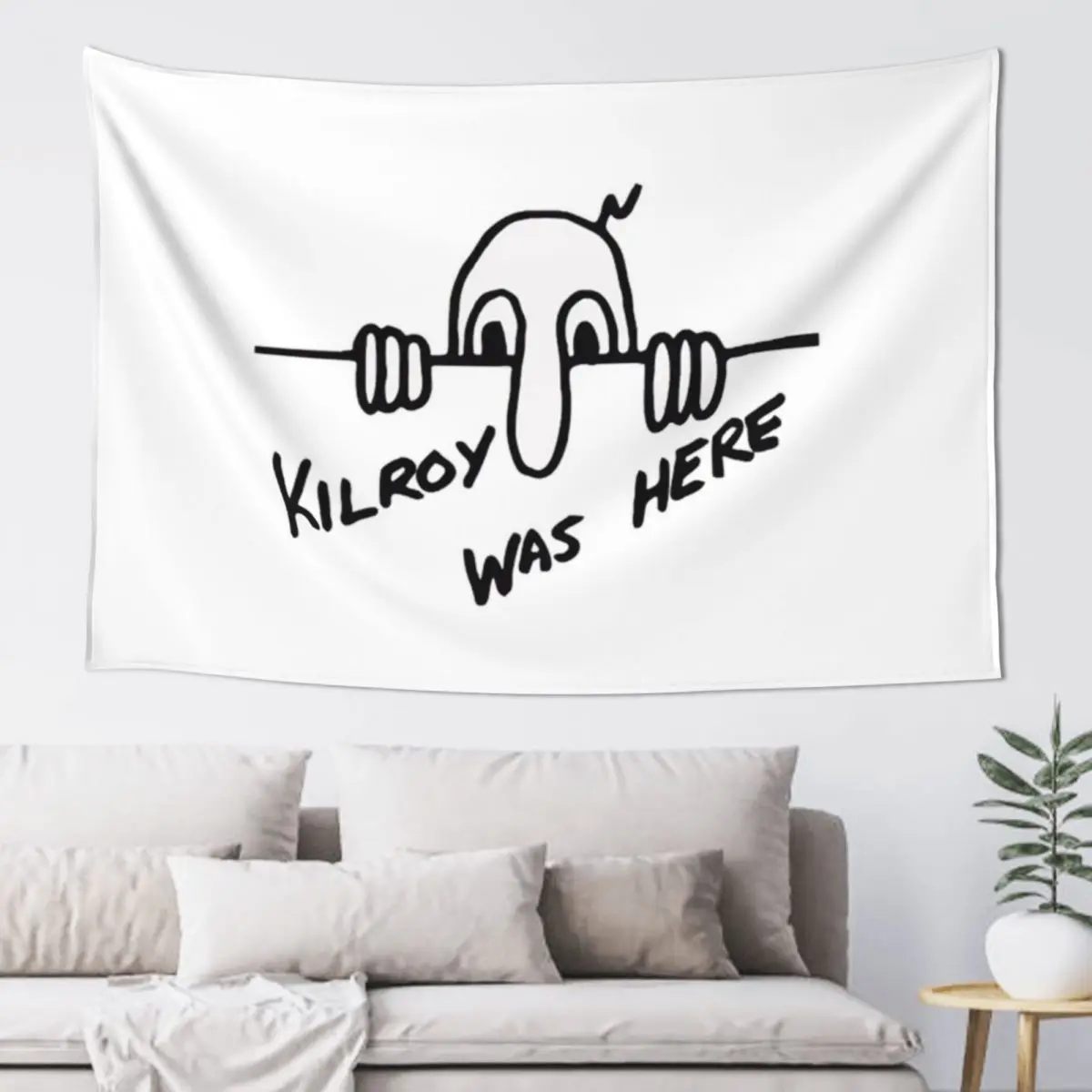 

kilroy was here Tapestry Aesthetic Room Decorations Room Decorating Aesthetic Cute Decor Home Decoration Accessories Tapestry