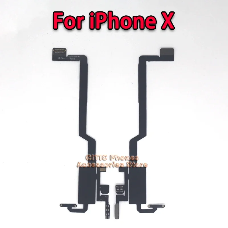 10-50Pcs/Lot Light Sensor Sound Earphone Speaker Empty Flex Cable For iPhone X XS MAX XR Ear Earpiece Inductive Empty Flex Cable