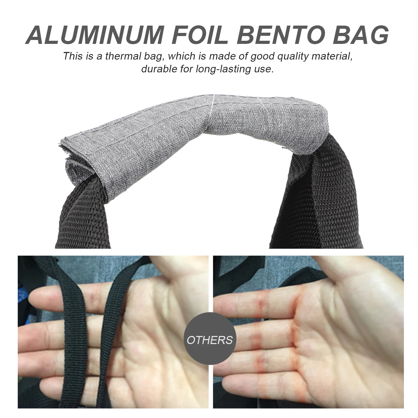 

Insulated Lunch Bag Oxford Cloth Thermal Cooler Portable Picnic Bag For Office School Outdoor Work Large Capacity Food