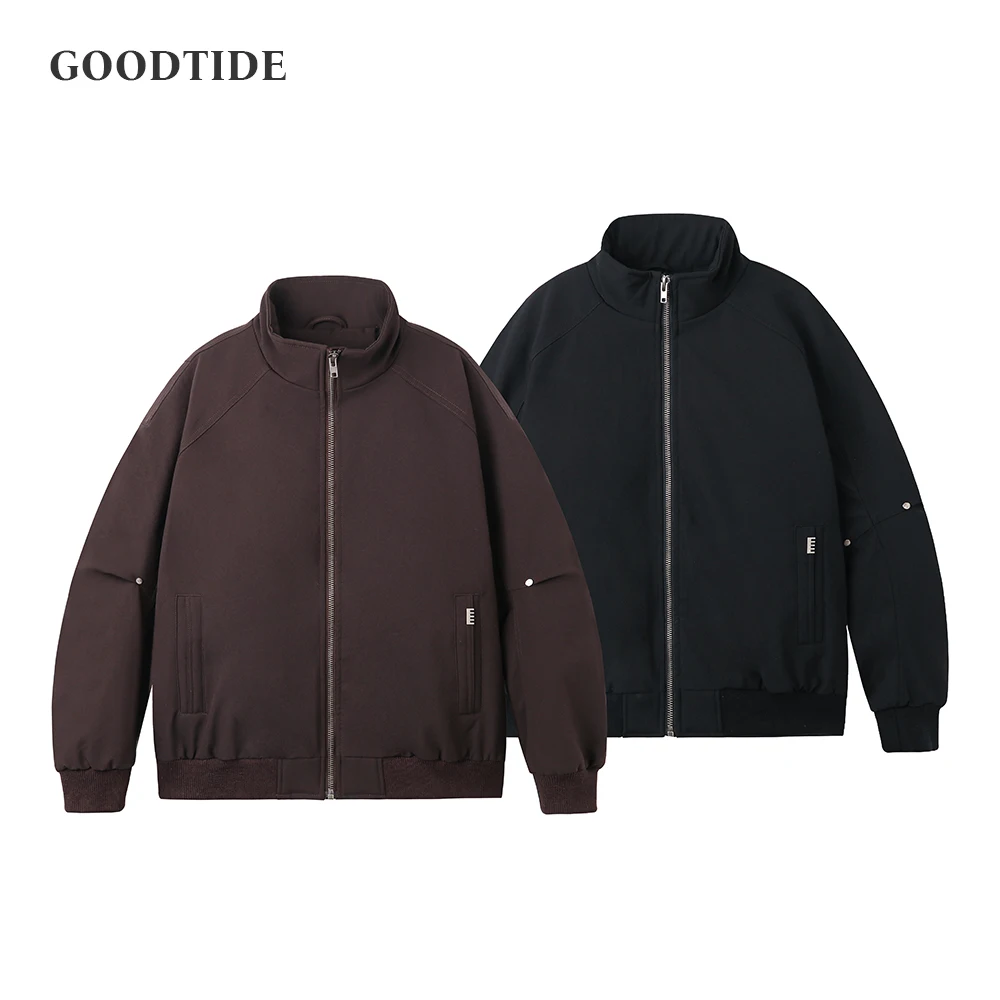 

Men's Fashion 90% White Duck Down Utility Style Lapel Down Jacket 2025 Winter New Vintage Loose Casual Outerwear Jacket