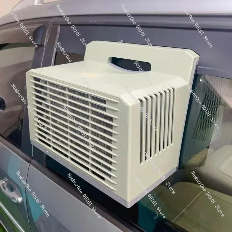 DC Inverter Mobile Window Air Conditioner 12V 24V 110V 220V Portable Parking Cooler For Camping Tent Outdoor Travel