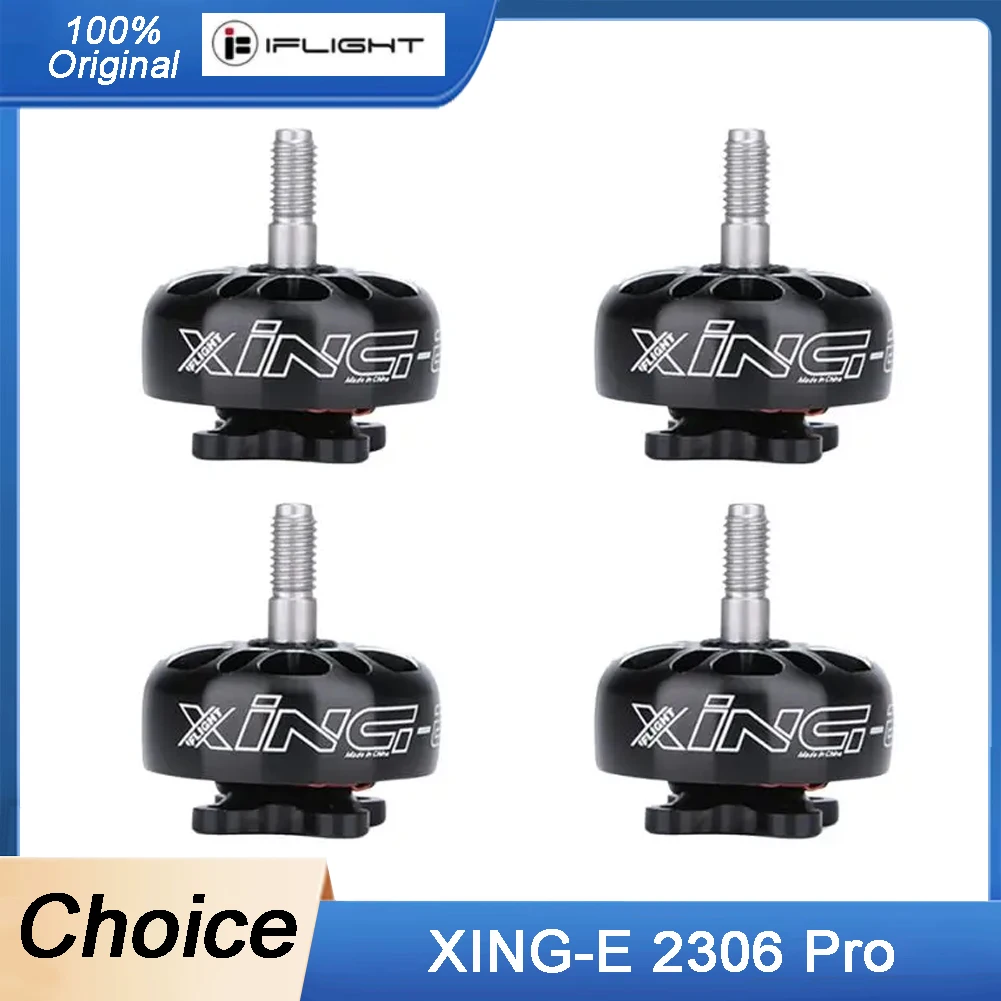 

iFlight XING E PRO 2306 1700 кВ 2450 кВ 2-6 с бесщеточным двигателем, совместимый 5-6-дюймовый пропеллер для гоночного дрона RC FPV