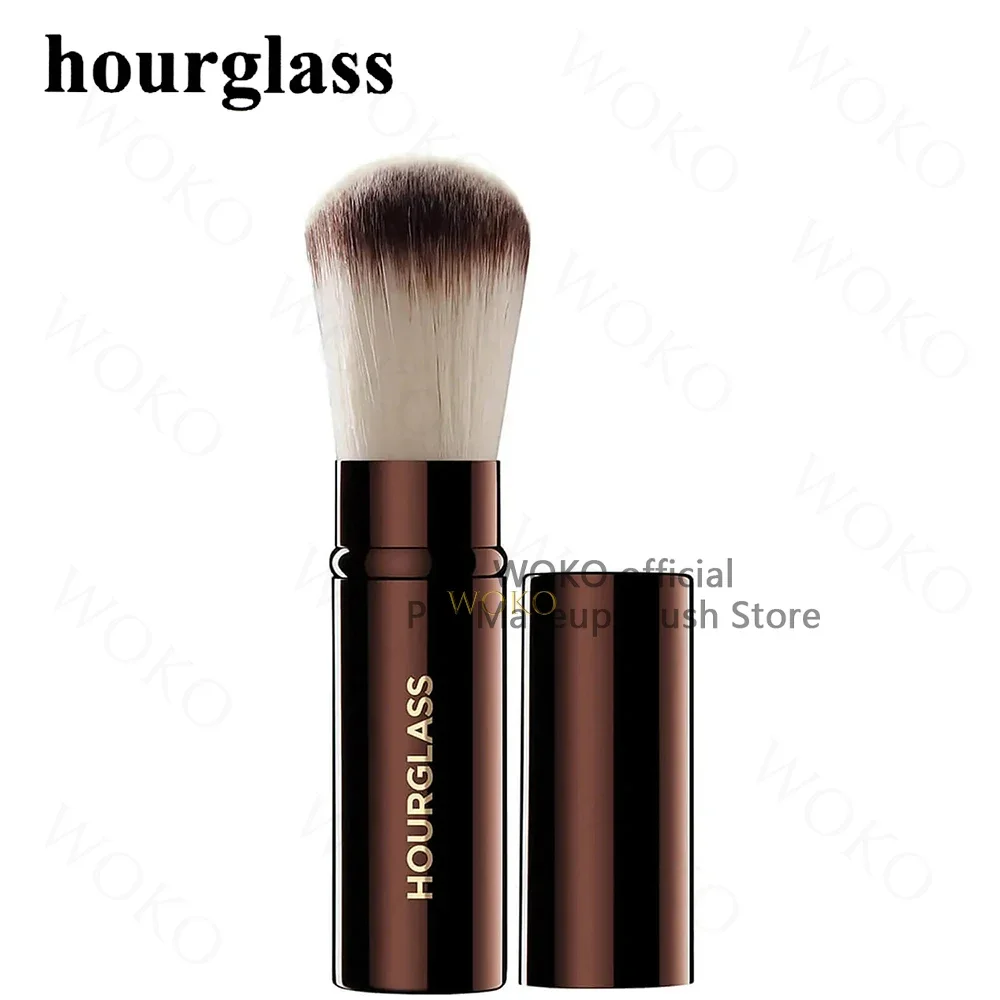 Hourglass Retractable Foundation Brush Liquids Creams Powders Sticks Makeup Brush Travel  Contour Powder Foundation Makeup Tool