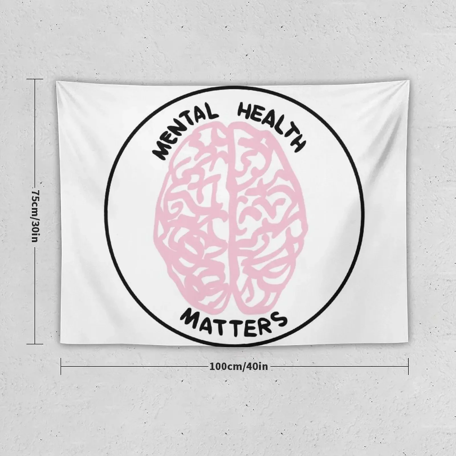 Mental Health Matters Tapestry Home Decoration Things To The Room Carpet On The Wall Tapestry