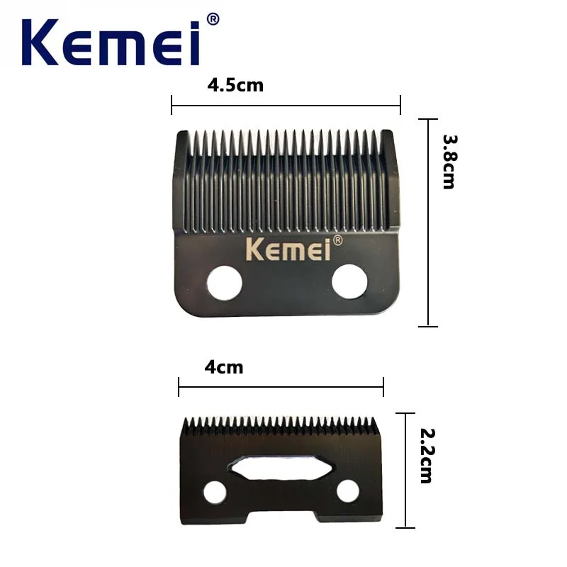 Kemei KM-2296 Lama di ricambio per tagliacapelli Lama per barbiere Testa per tagliacapelli elettrico Tagliatrice