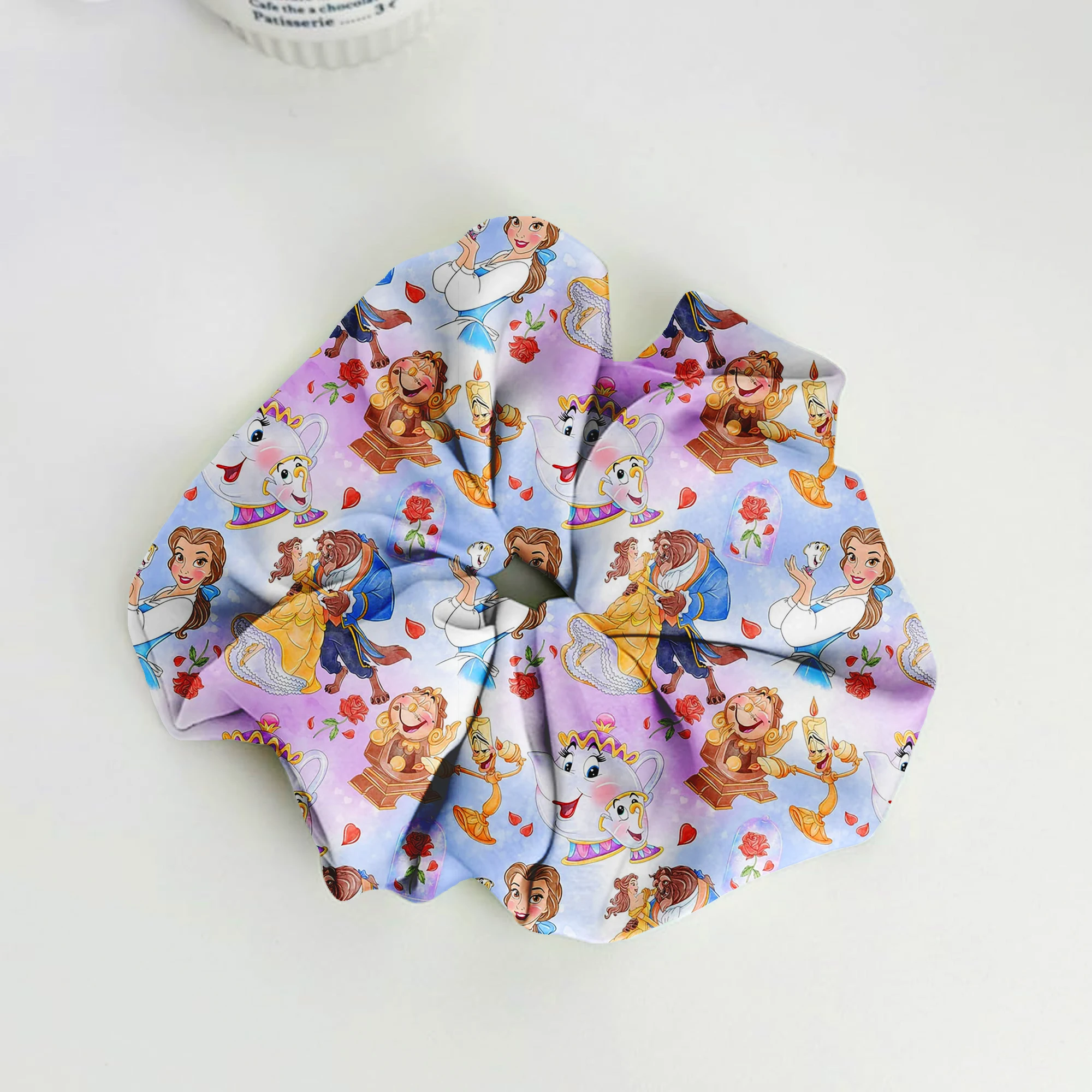 قطعة واحدة من لحاف ديزني برينسيس بيوتي آند ذا بيست 100% قطن - قماش حرفي مقطوع مسبقًا مقاس 57 × 19.68 بوصة #4