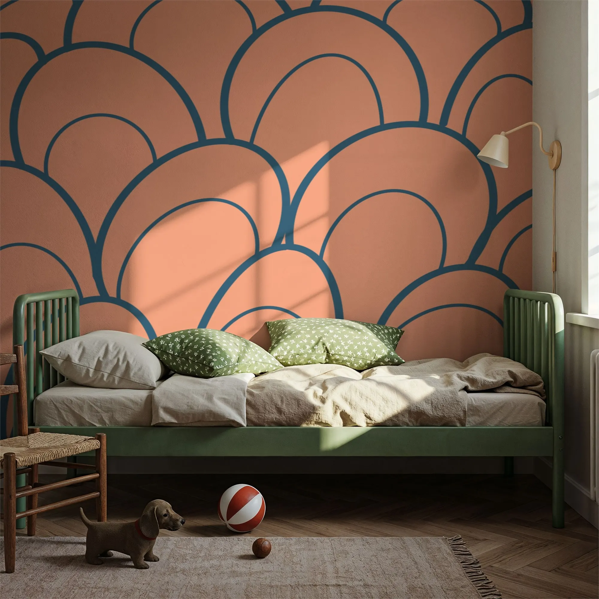 Silver Mountains Custom Wallpaper Wall Mural for Living Room
