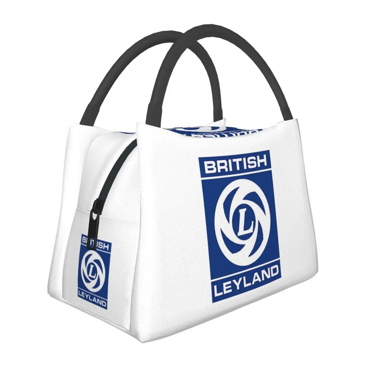 

British Leyland Logo Lunch Bags Insulated Bento Box Resuable Lunch Tote Picnic Bags Cooler Thermal Bag for Woman Kids Office