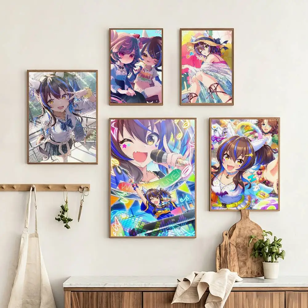 Umamusume-P-D D-Daitaku Helios Poster HD Self Adhesive Waterproof Wall Art Ideal for Home Office Dorm Gift Customizable