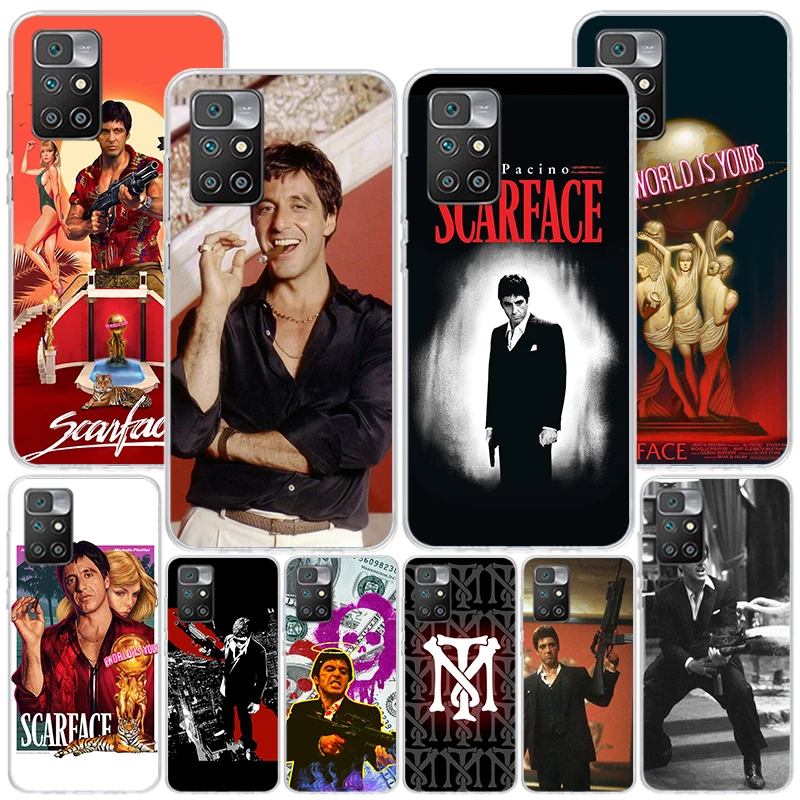 Scarface 1983 Film Al Pacino Movie Phone Case For Xiaomi Redmi 12 12C 10 10C 10A 9 9A 9C 9T 8 8A 7 7A 6 Pro 6A K70 K60 K40 K20 S