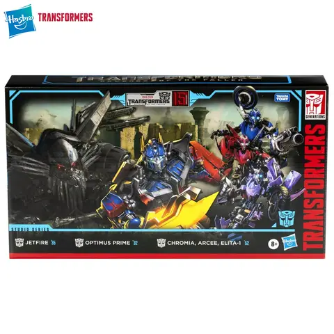Hasbro Transformers Studio Series 15e anniversaire Autobot Multipack (Optimus Prime, Jetfire, Chromia, Elita-1 et Arcee) Jouets