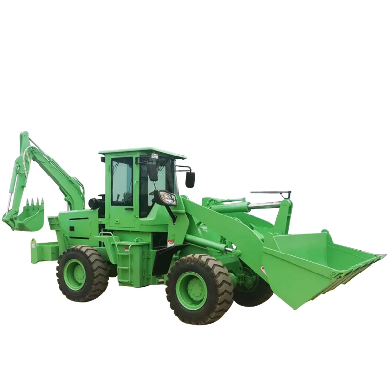 Customized Mini backhoe china made wheel backhoe loader Overseas wholesale suppliers backhoe loader 4x4 with attachment