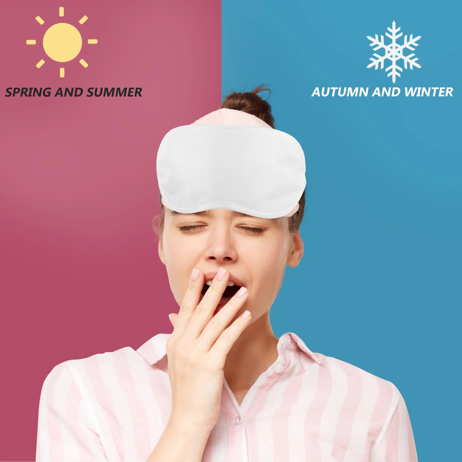 12 قطعة من أقنعة العين للاستعمال مرة واحدة، أغطية عين مريحة أثناء السفر والنوم، خفيفة الوزن ومسامية، ألعاب المكتب المنزلي معصوب العينين