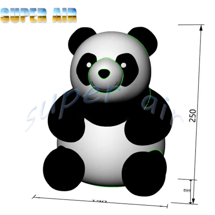 Reklama zewnętrzna dmuchany zwierzak z kreskówki ogromny dmuchany koń latający skaczący na aktywności cyrkowe