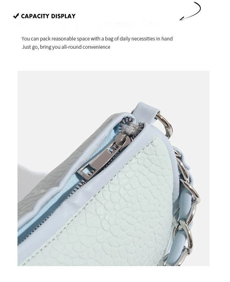 CHARHP&KEJNT borsa a tracolla versatile da donna con catena dal design di nicchia di alta qualità_voghion.com