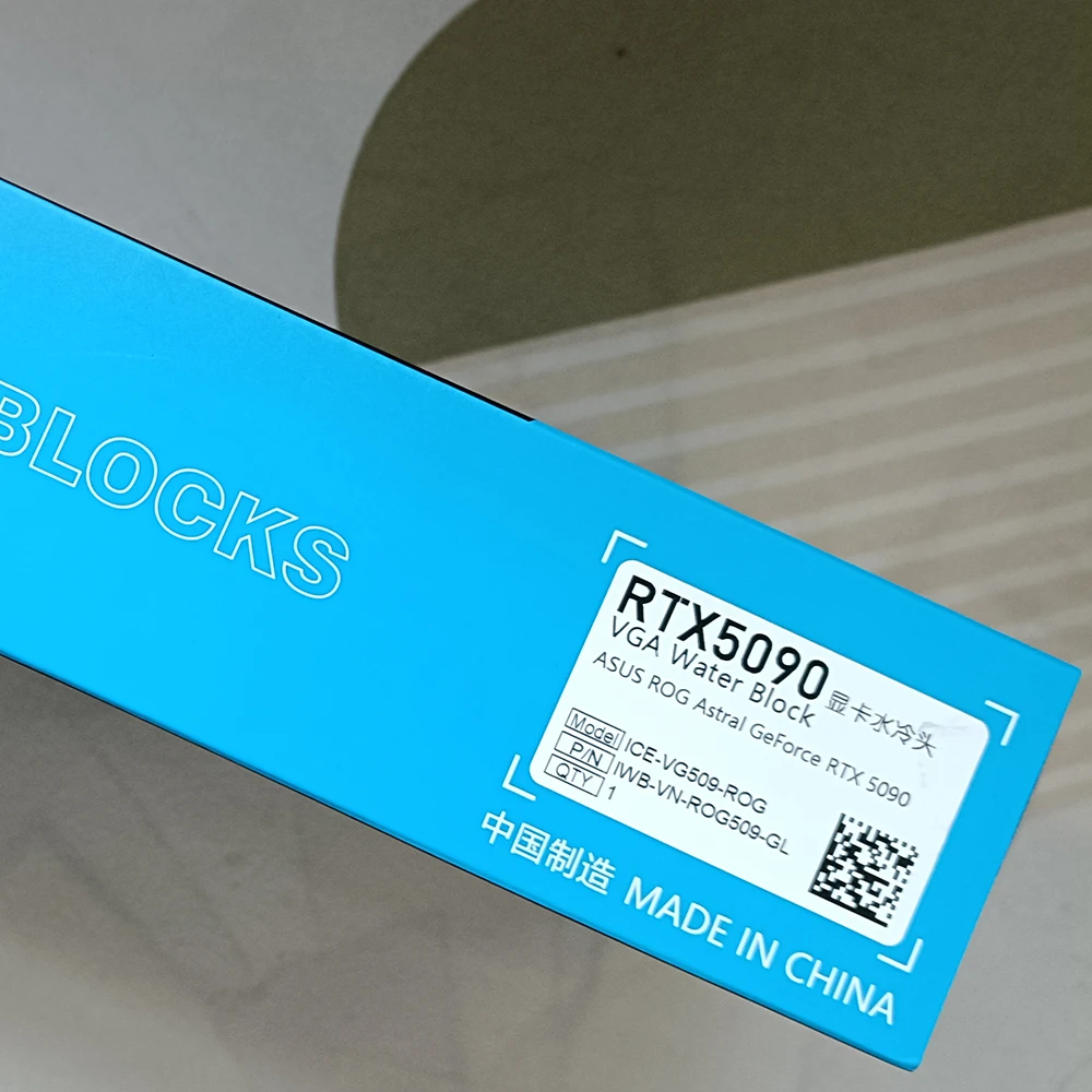 IceManCooler GPU Water Block لـ ASUS ROG Astral Geforce RTX 5090,5090D مبرد البطاقة مع لوحة خلفية، وسادة حرارية #3