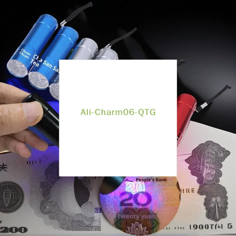 

1 шт., 50 лм, 395 нм, мини-УФ-фонарик, компактный 9 светодиодный инструмент для наружного освещения, портативный черный свет для пеших прогулок