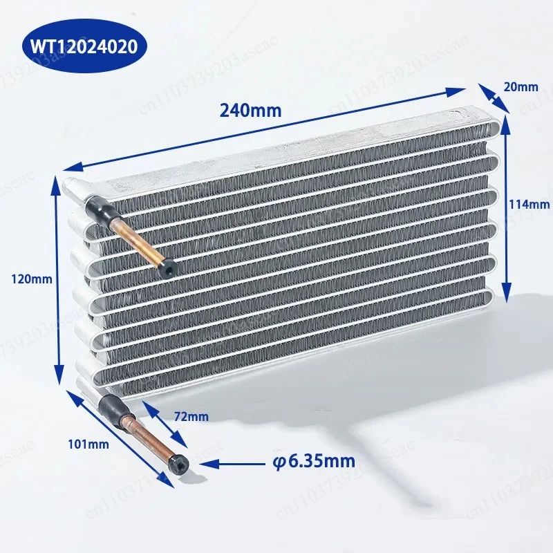 WT Micro‑Channel Series Condenser Mini Radiator Low Heat Dissipation Evaporator Heat Exchanger Assembly