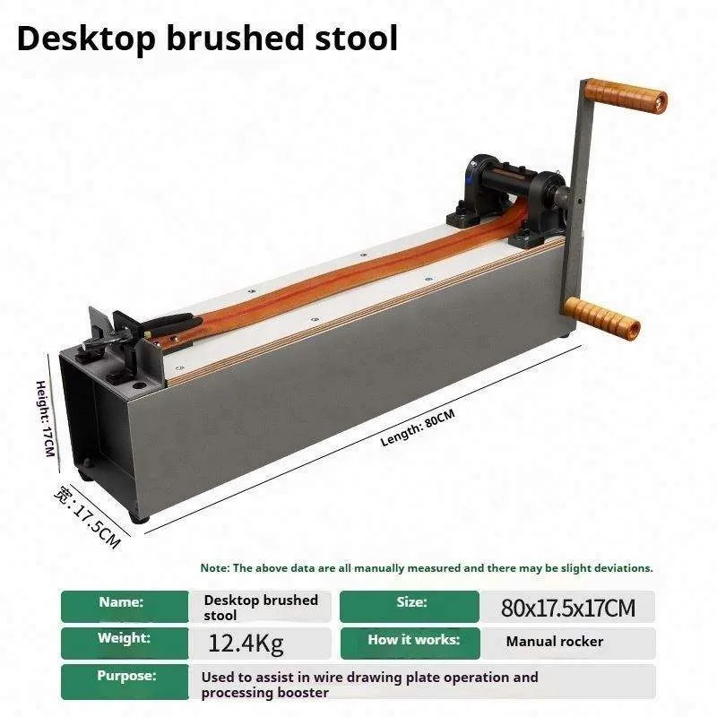 Desktop Hand-Operated Wire Drawing Machine Drawing Plate Booster Jewelry Wire Drawing Stool Processing Equipment view 3