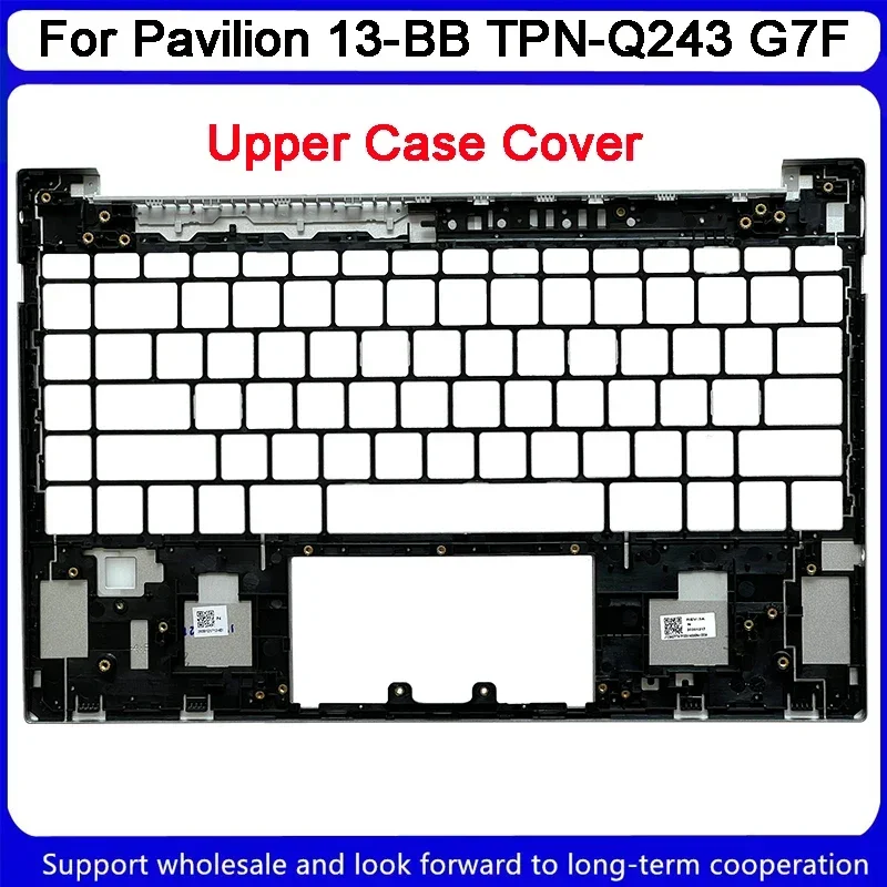 New For HP Pavilion 13-BB TPN-Q243 G7F Upper Case Palmrest Cover Silver