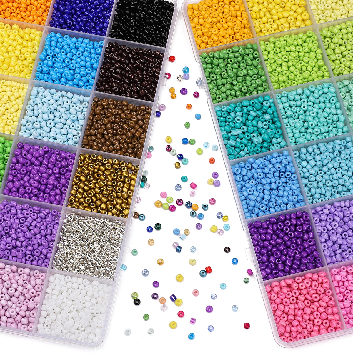 Ongeveer 5200 stuks 24-vakjes  - Bead Organizer Tray recensie en prijs