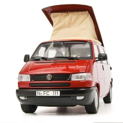 1:18 Scale VW T4B T4 Travel Van Alloy Simulation Car Model Metal Diecast Vehicle Toy Fans Collectible Boys Toys Cars