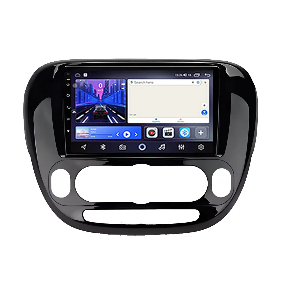 Android 15 Carplay Auto WiFi  For Kia Soul 2 PS 2013 2014- 2019 Car Radio Multimedia Video Player Navigation GPS 4G+WIFI No 2din