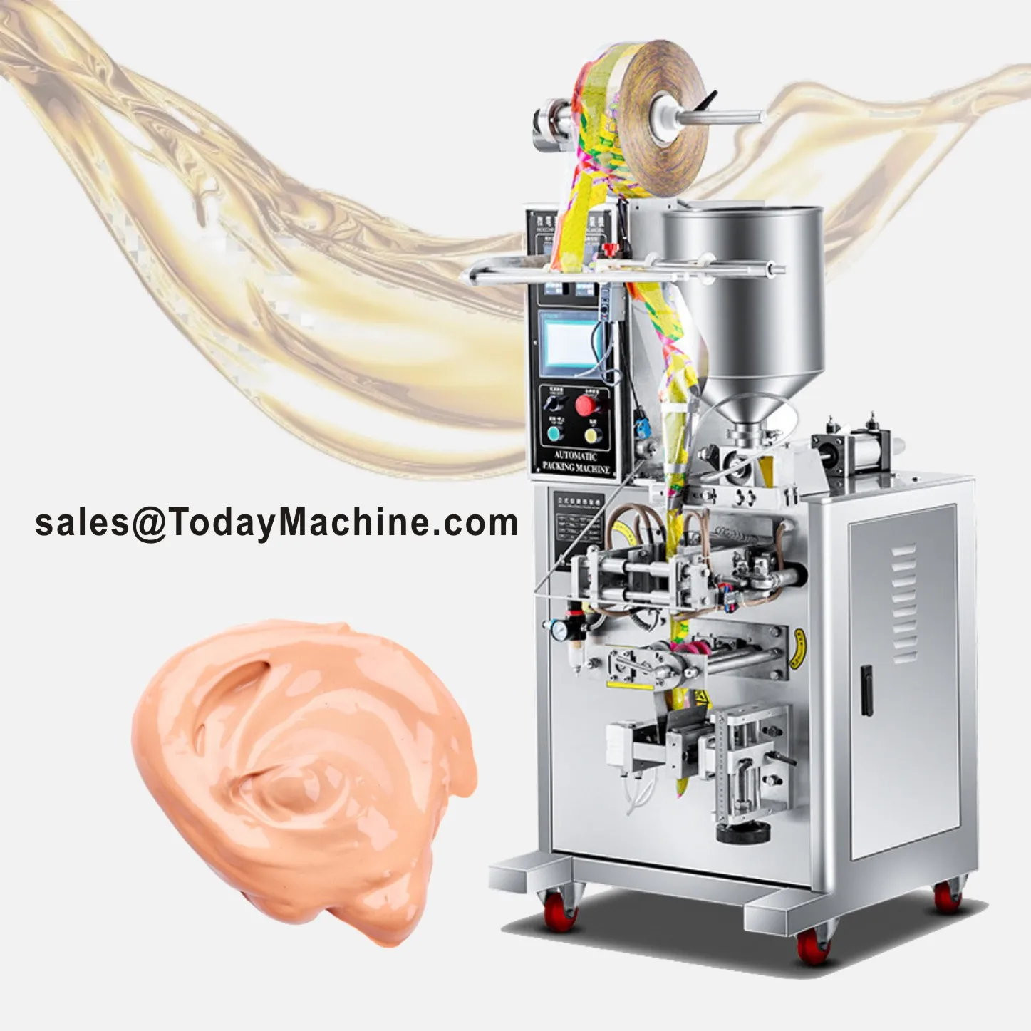 Automatic Ice Lolly Pop Sachet Sealing Packing Machine Popsicle Liquid Packaging Machine