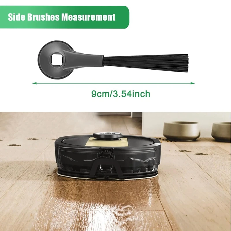 Aksesori sikat samping untuk Shark AI AV2501S,AV2501AE,RV2502AE RV101AE,RV1100, bagian pengganti Penyedot Debu