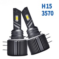 EURS LED Headlights H15 LED Canbus 6500K 110W 12000LM Automotive LED Headlights CSP 3570 Turbo Fog Lights 12V