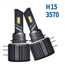 EURS LED Headlights H15 LED Canbus 6500K 110W 12000LM Automotive LED Headlights CSP 3570 Turbo Fog Lights 12V