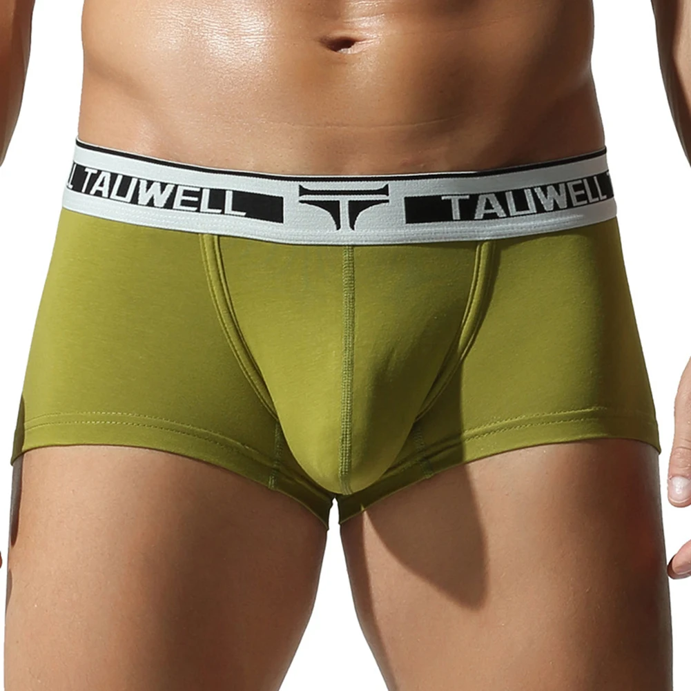 

Men Bulge Pouch Breathable Sweat-absorbing Boxershort Low Waist Cotton Blend Underwear Man's Sports Boxer Trunks