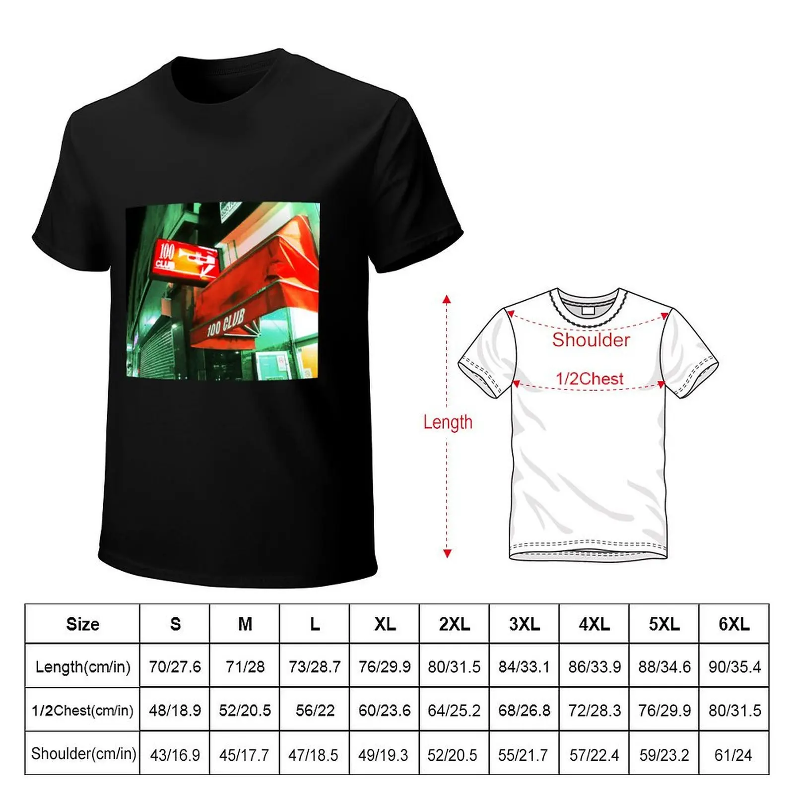 100 club T-Shirt cotton t-shirt plain for man package T-Shirt