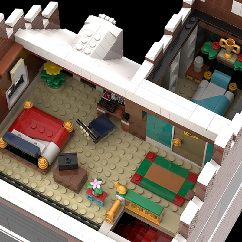 3089 PCS Customize Bistro MOC Customize Modular Building Block Simple Creative Design Popular Kids Model DIY Assembly Toy Gift