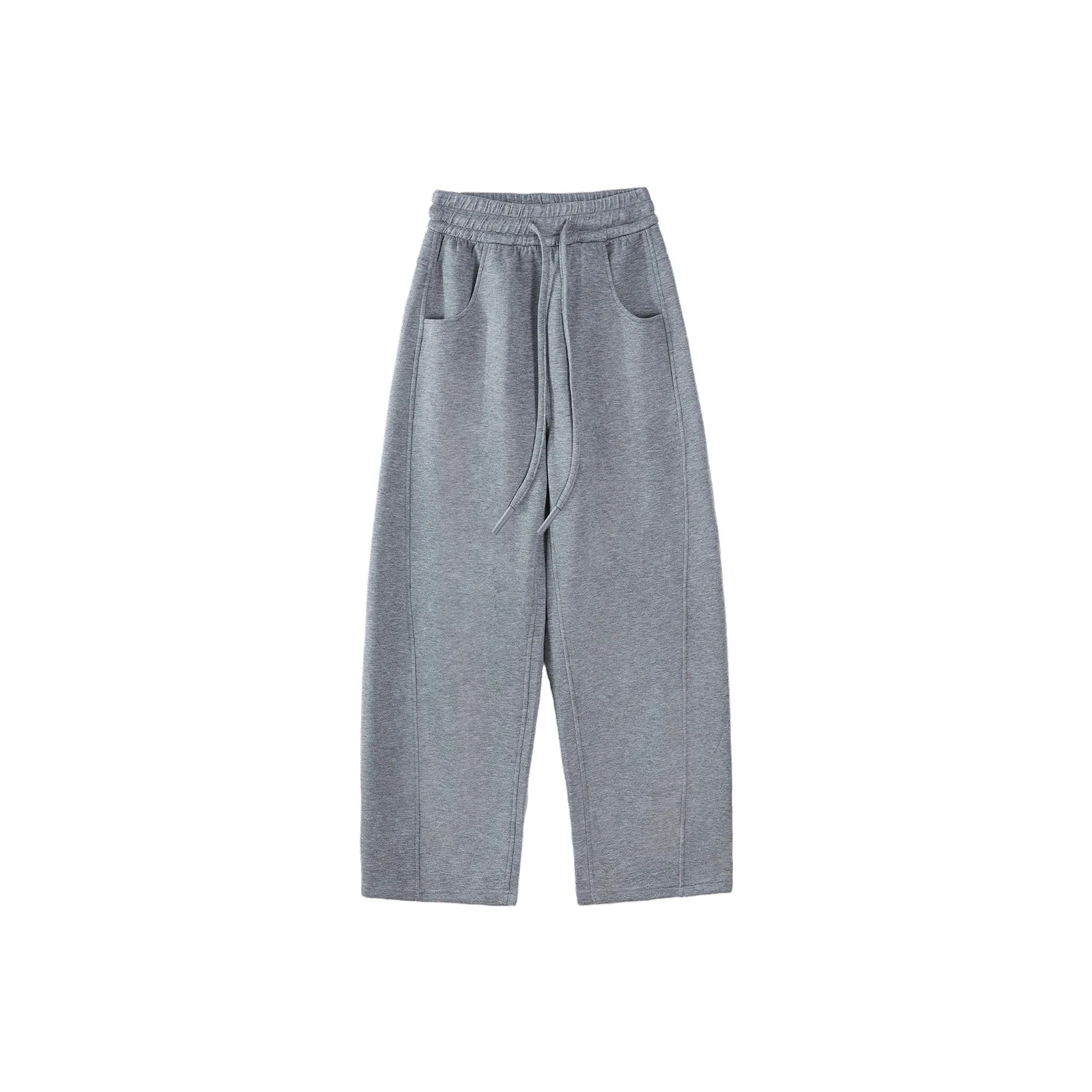 Wide Leg Pants Zip Pocket Womens Summer Split Soft Fairycore Beachwear Spandex Chic Hollow-Out Girls Versatile Trousers Oversize