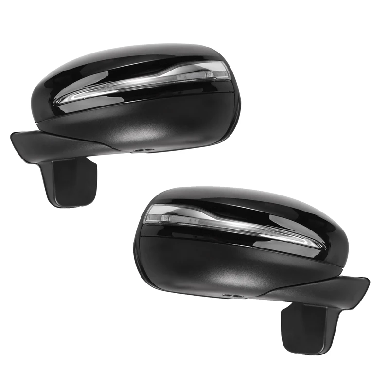 Door Mirror Black For Mercedes Benz 2012- W463 Converted To W464 Style G Class G500 G550 G55 G63 G65 Replacement Accessories